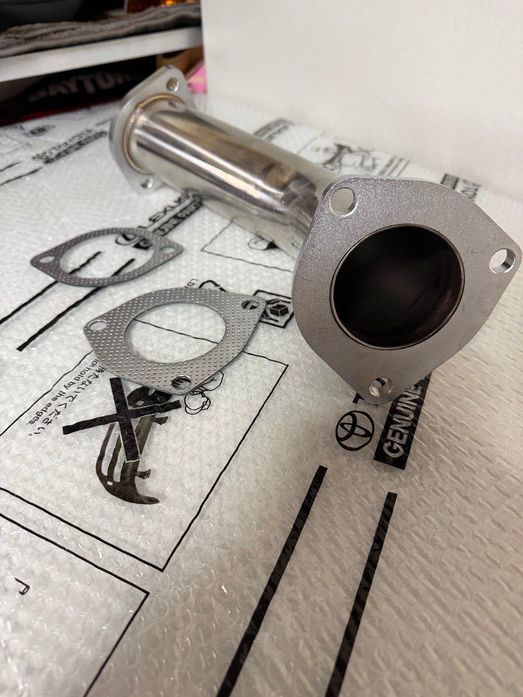 TOYOTA 1JZ-GTE CAT PIPE DELETE (ELWOOD)